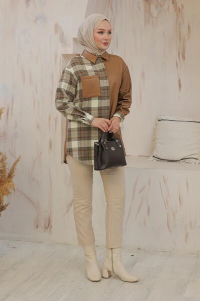 24kt405 Arm Trend Tunic Tan - 3