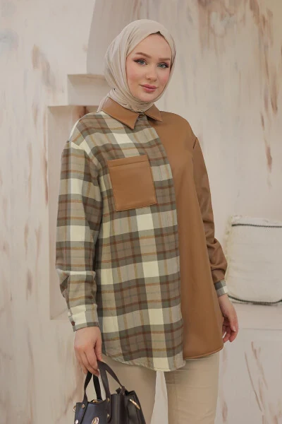 24kt405 Arm Trend Tunic Tan - 5