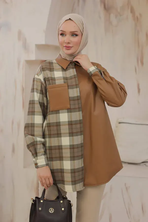 24kt405 Arm Trend Tunic Tan - 6