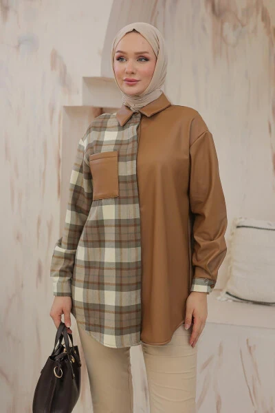 24kt405 Arm Trend Tunic Tan - 7