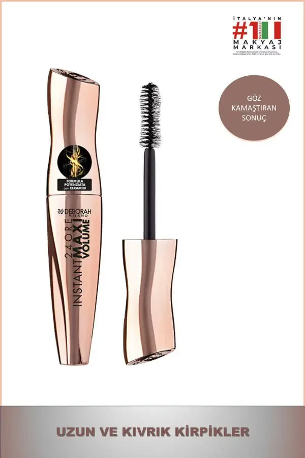 24Ore Instant Max Volume Ceramide Mascara - 1