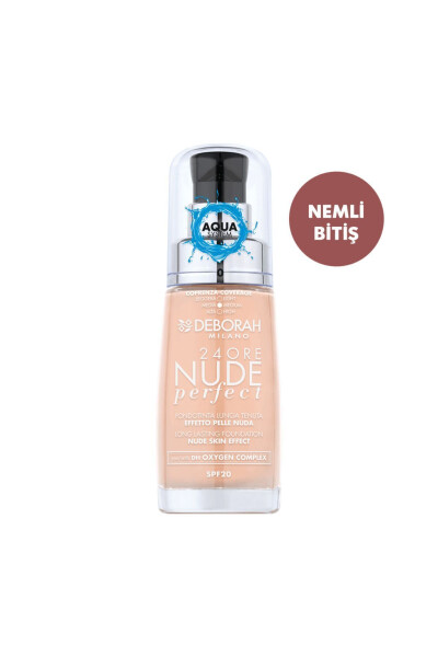 24ore Perfect Nude Foundation No:0 Светлая Роза 8009518364651 - 7