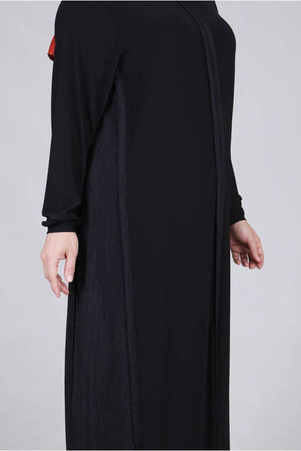 24Y7517 - BLACK - Plus Size Modest Sandy Dress - 19