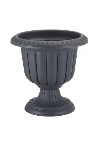 25. 3 Litre Anthracite Daffodil Pot with Stand Decorative Plastic Daffodil Pot No2 Ø47x48cm-25,3Lt Anthracite - 7
