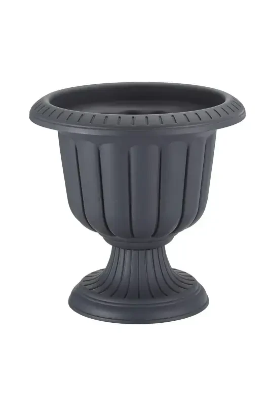 25. 3 Litre Anthracite Daffodil Pot with Stand Decorative Plastic Daffodil Pot No2 Ø47x48cm-25,3Lt Anthracite - 7