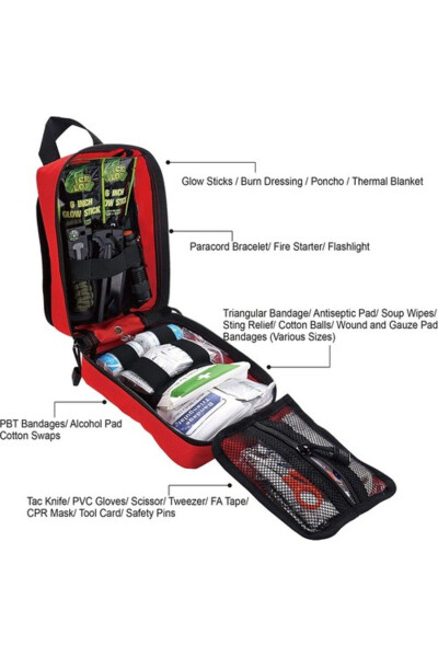 250 Piece First Aid and Emergency Kit - 8