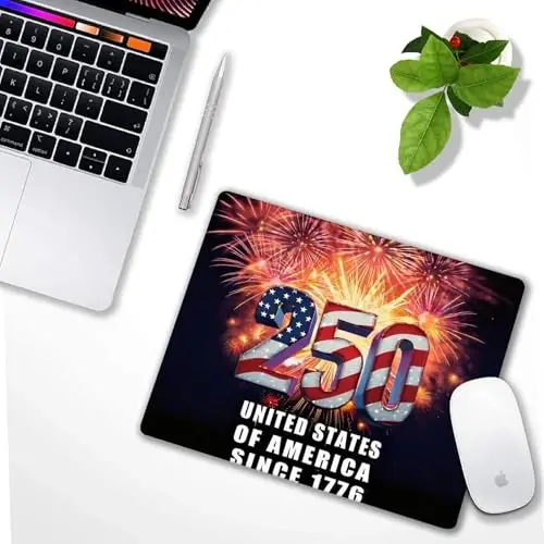250th Anniversary Mousepad Non-Slip Rubber Base Mouse Pads for Computers Laptop - 4