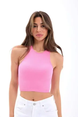 2501 ATHLETE HALF T-SHIRT-PINK - 4