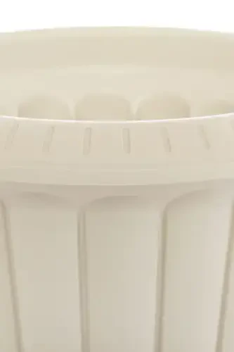 25.3 Litr Ø47x48sm Oyoqli Mat G'isht Rangli Dekorativ Plastmassa Guldon No2-25.3L G'isht - 4