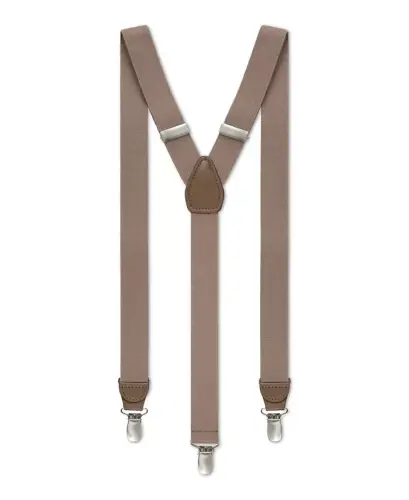 25MM Men's Solid Suspenders, Created for Modazone