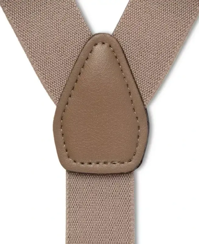 25MM Men's Solid Suspenders, Created for Modazone