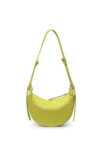 Achernar Limon Sarısı Kadın Omuz Çantası - Limon sarı - 5