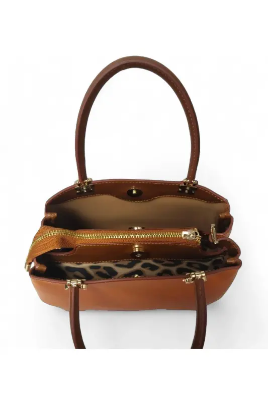 25x25x10 cm. mademoiselle shoulder bag 102010139-Tan - 4