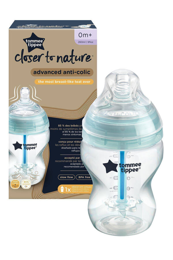 260 ml Advanced Anti-Colic Baby Bottle Mint Green - 4