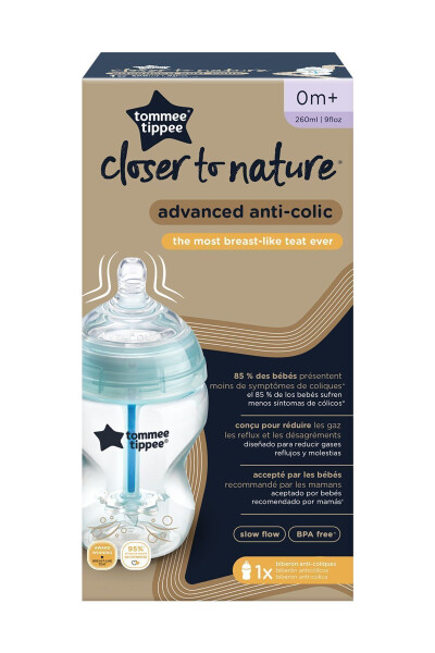 260 ml Advanced Anti-Colic Baby Bottle Mint Green - 5