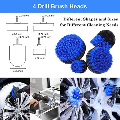 26Pcs Car Detailing Brush Set, Car Detailing Kit, Car Detailing Brushes, Car Cleaning Kit, Car Windshield Cleaning Tool, Professional Car Care kit - Car Wash Brush kit for Interior Exterior Wheels - 2