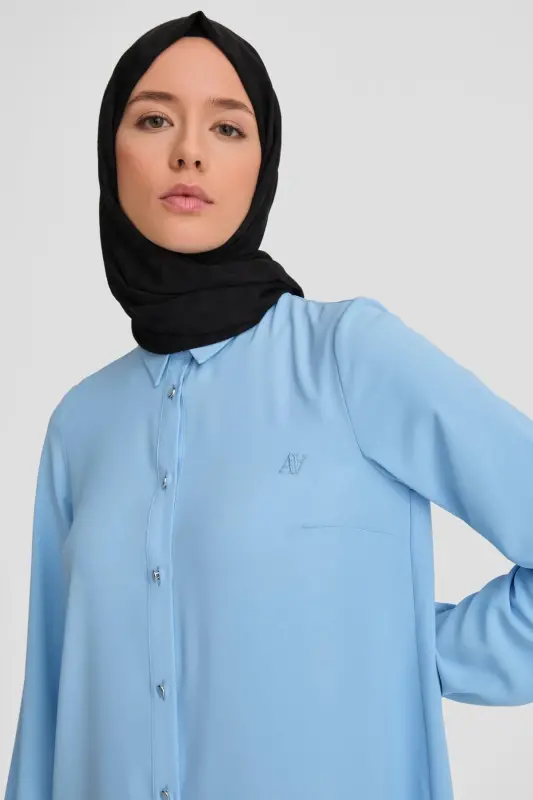 26Y411 Armine Tunik Bebe Mavi - 3