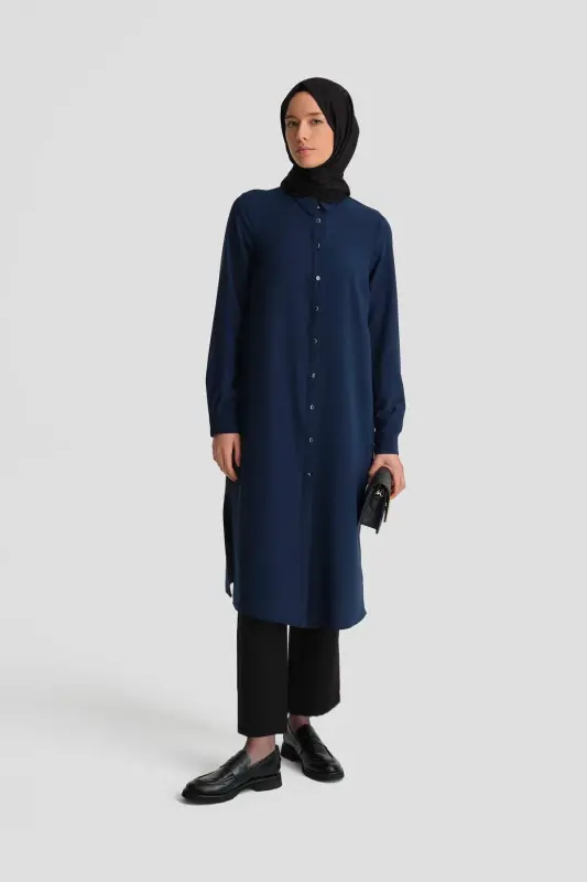 26Y411 Armine Tunik Lacivert - 1