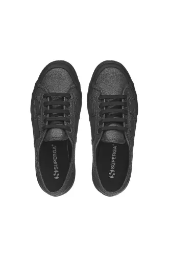 2750-Lamew Kadın Siyah Sneaker - Siyah-295 - 3