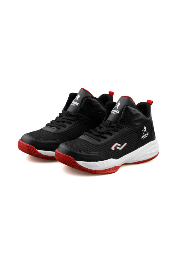 27986 Black Red Men's Basketball Shoes 27986-A-BLACK-RED - 1