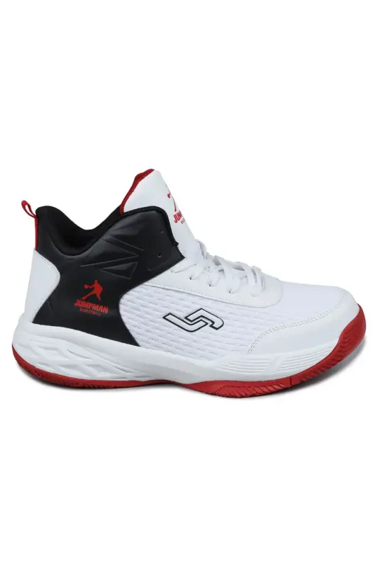 27986 C White Orange Black Erkek Basketbol Ayakkabısı-27986 - 1