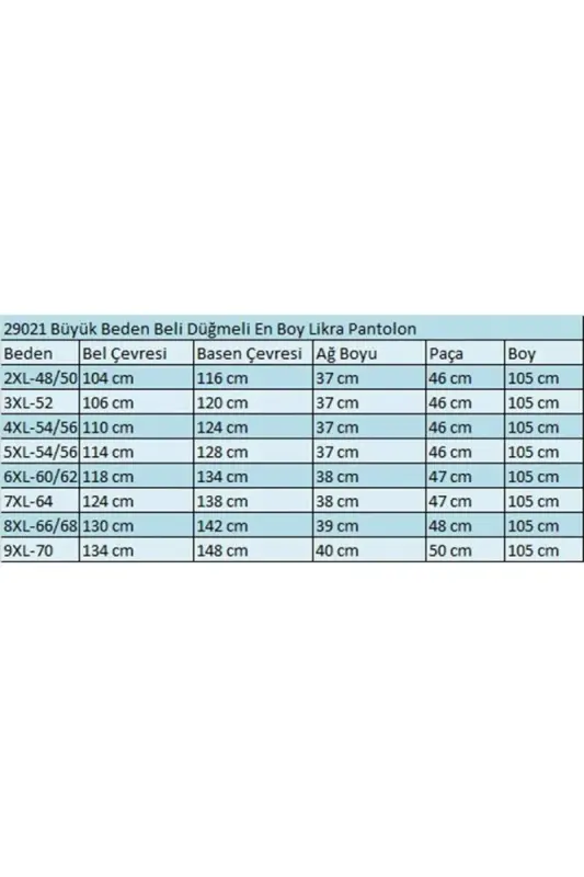 29021 Büyük Beden Beli Düğmeli Double Pantolon - Vizon - 2
