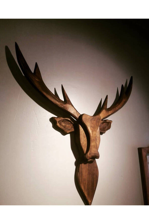 2D Deer Head Wall Decor - 2