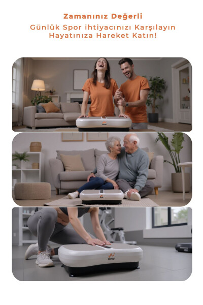 2D Высокочастотный аппарат для похудения и подтяжки кожи с вибрационной платформой 180 уровней скорости - 6