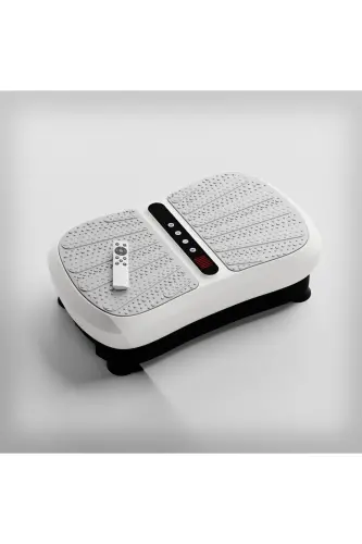 Yüksek Titreşimli Spor Aleti Zayıflama Sıkılaşma Cihazı Vibration Plate 180 Kademe Hız - beyaz - 9
