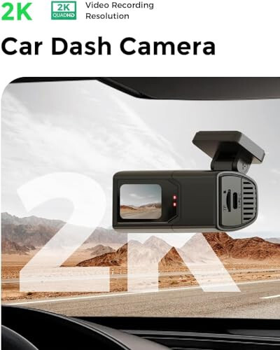 Dash Cam 2K 1440P WiFi Car Camera with 1.47 inch IPS Screen,2K Front Dash Camera for Cars, Mini Dashcams for Cars with Night Vision,24 Hours Parking Mode, Free 32GB Card,APP,G-Sensor,Support 128GB Max - 7