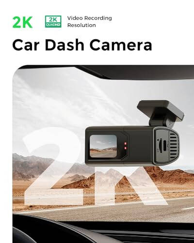 Dash Cam 2K 1440P WiFi Car Camera with 1.47 inch IPS Screen,2K Front Dash Camera for Cars, Mini Dashcams for Cars with Night Vision,24 Hours Parking Mode, Free 32GB Card,APP,G-Sensor,Support 128GB Max - 2