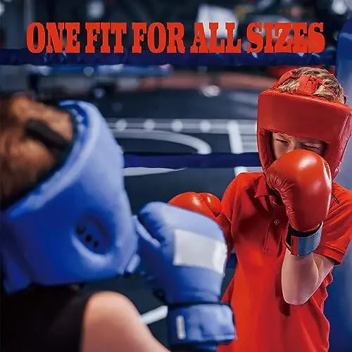 2 Pack Boxing Headgear Equipment for Taekwondo, Sparring, MMA, Muay Thai - Safety Helmet Protective Gear for Men Women Beginners - 5