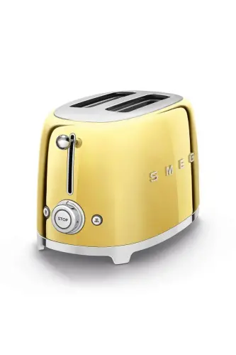 50's Style Retro Gold 2x1 Ekmek Kızartma Makinesi TSF01GOEU - SMEG (1)