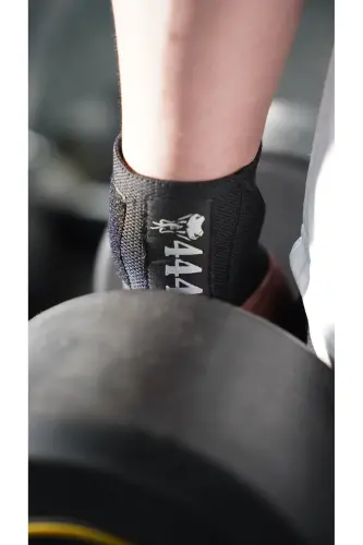 2'li Fitness Ağırlık Bilekliği Bilek Koruyucu Wrist Wraps Bilek Sargısı Halter & Fitness & Crossfit-Siyah - 6