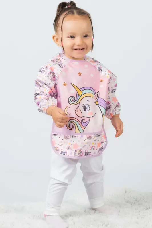 2 Li Giyilebilir Mama Önlüğü Sıvı Geçirmez Microfiber - 2