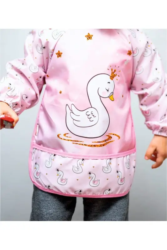 2 Li Giyilebilir Mama Önlüğü Sıvı Geçirmez Microfiber - 6