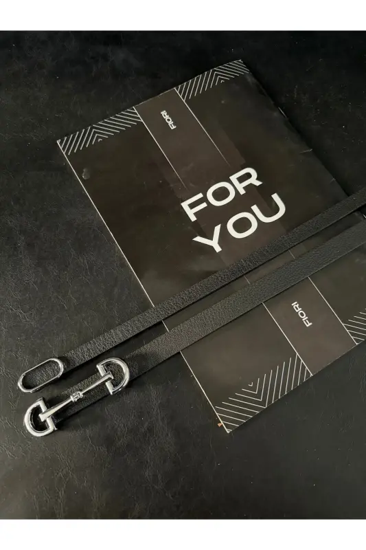 2’li Ithal Oval Gümüş Tokalı Ince Kemer, Pantolon Kemeri, Gömlek Kemeri, Ceket Kemeri-SiyahS2li - 2