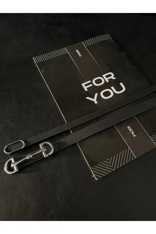 2’li Ithal Oval Gümüş Tokalı Ince Kemer, Pantolon Kemeri, Gömlek Kemeri, Ceket Kemeri-SiyahS2li - FIORI