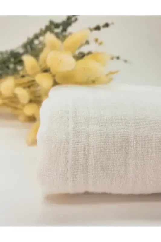 2’ли Комплект Муслиновых Детских Пеленок | 100x100 См | 100% Хлопок | Экрю & Розовый | Для Чувствительной Кожи - Экрю Розовый - 2