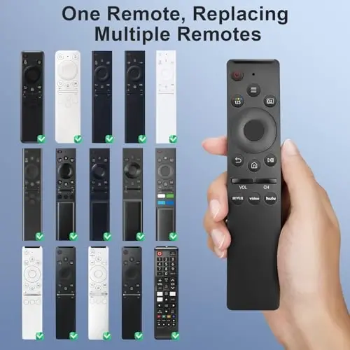 2-Pack Replacement Remote for Samsung Smart TV – No Setup, Instant Response | 2-pack value, works with most Samsung TVs, instant response, streaming shortcut keys, built to last - 3