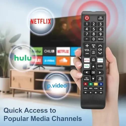 【Pack of 2】 Replacement for Samsung TV Remote Control, Universal Remote for Samsung Smart TV Frame Crystal UHD OLED QLED 4K 8k Series - 6