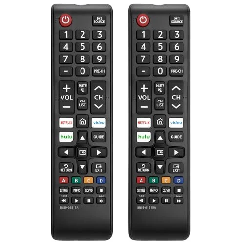 【Pack of 2】 New Universal Remote for All Samsung TV Remote, Replacement Compatible for All Samsung Smart TV, LED, LCD, HDTV, 3D, Series TV - LOUTOC (1)