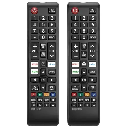 【Pack of 2】 New Universal Remote for All Samsung TV Remote, Replacement Compatible for All Samsung Smart TV, LED, LCD, HDTV, 3D, Series TV - 5