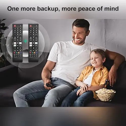 【Pack of 2】 New Universal Remote for All Samsung TV Remote, Replacement Compatible for All Samsung Smart TV, LED, LCD, HDTV, 3D, Series TV - 6