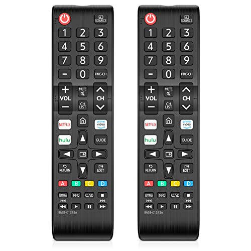 【Pack of 2】 New Universal Remote Control for All Samsung TV Remote, Replacement Compatible for All Samsung Remote Control for Smart TV, LED, LCD, HDTV, 3D, Series TV - 1
