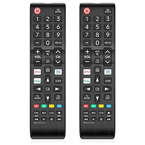 【Pack of 2】 New Universal Remote Control for All Samsung TV Remote, Replacement Compatible for All Samsung Remote Control for Smart TV, LED, LCD, HDTV, 3D, Series TV - 1