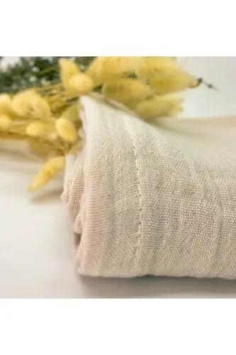 2’li Set Müslin Bebek Örtüsü | 100x100 Cm | %100 Pamuk | Bej & Tarçın | Hassas Ciltler Için-Bej - VITA CHERIE (1)