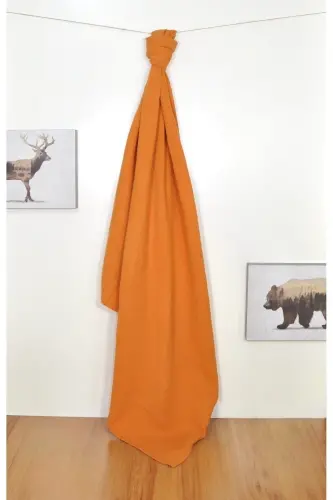 2’li Set Müslin Bebek Örtüsü | 100x100 Cm | %100 Pamuk | Kiremit & Tarçın | Hassas Ciltler Için - Tarçın-Kiremit - 4