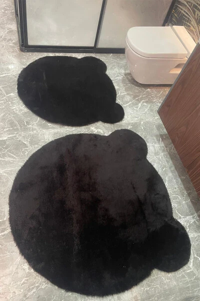 2Lİ СЕВИМЛИ АЙИ ФИГУРЛИ ПОСТ ВАННА ТАҚИМИ КЛОZET ТАҚИМИ 80x80 ва 100x100 - 3