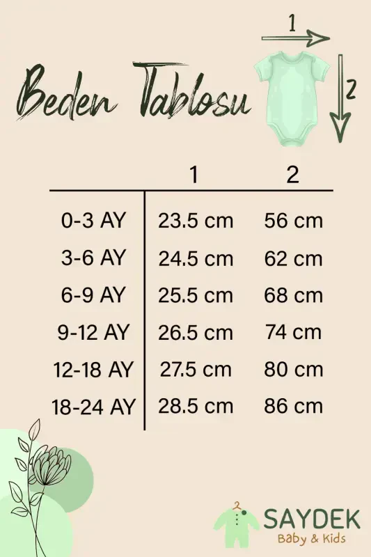 2ли шляпали чақалоқ зибин 100% пахта пуантели айиқли деталли боди читчитли бади - 6